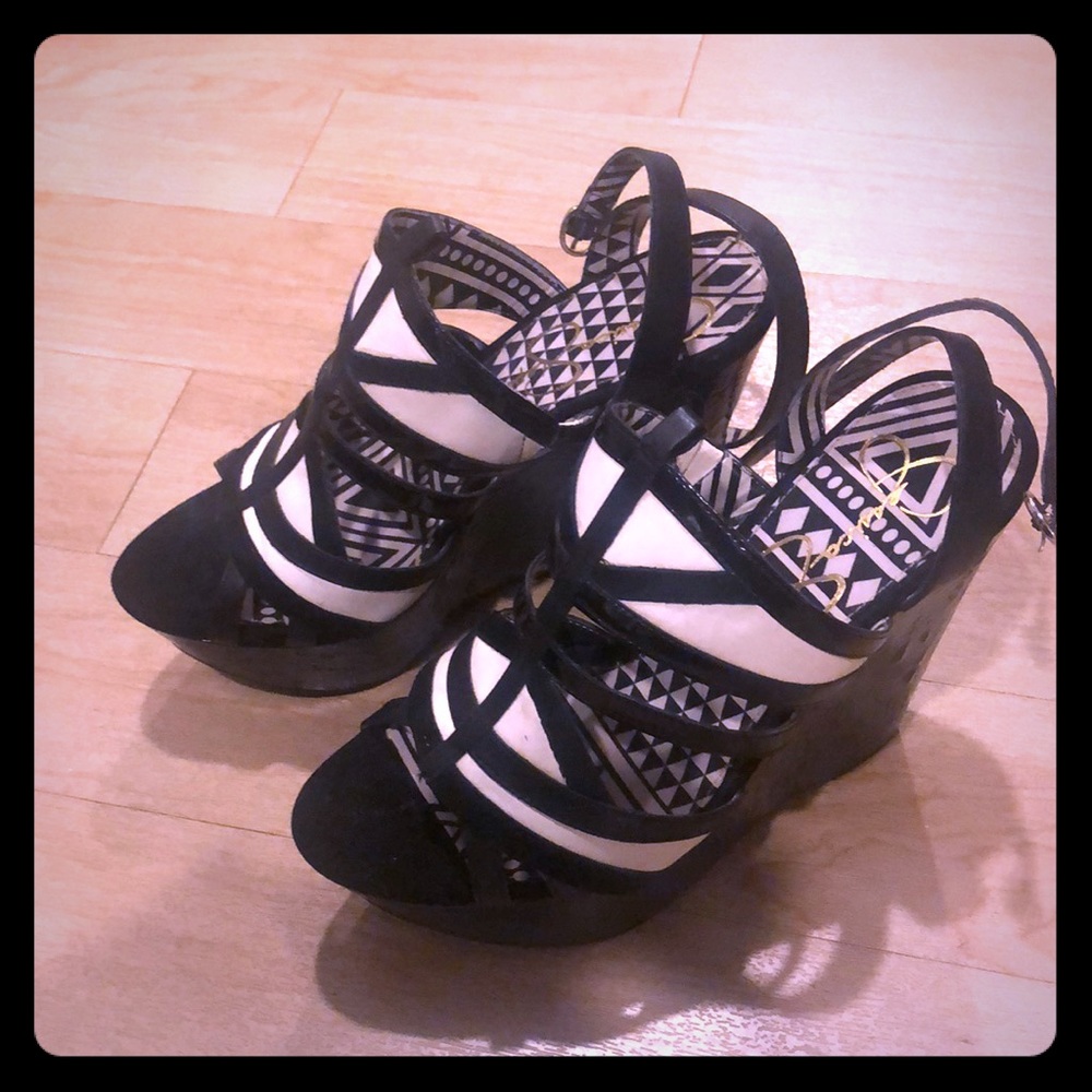 Jessica Simpson platform sandals, NEW! Size 8